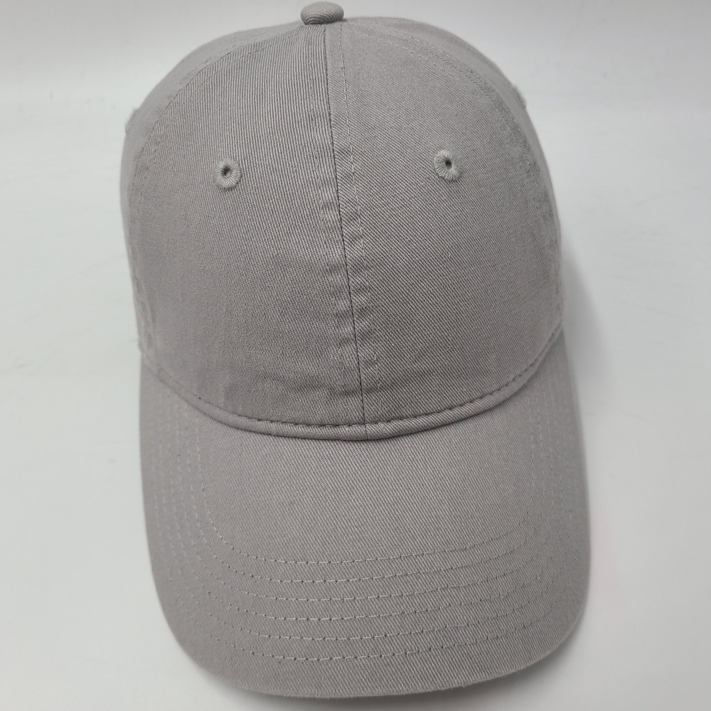 Champion Hat Strapback (Fits Small) Gray Casual Brand Relaxed Cotton Dad Cap Men